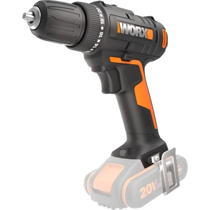 Worx 20 V Akku-Bohrschrauber WX100.9 Solo Mit Tasche 1 Worx 20 V Akku-Bohrschrauber WX100.9 Solo Mit Tasche