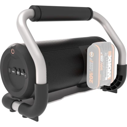Worx Bluetooth Lautsprecher WX009.9 20 V Ohne Akku Und Ladegerät 3 Worx Bluetooth Lautsprecher WX009.9 20 V Ohne Akku Und Ladegerät – Bild 3