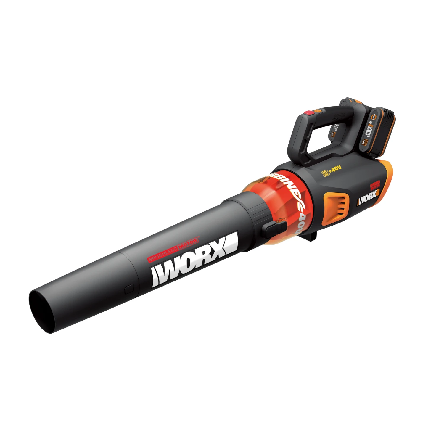 Worx Akku-Laubbläser 'WG584E' Mit Akku Und Ladegerät 1 Worx Akku-Laubbläser 'WG584E' Mit Akku Und Ladegerät