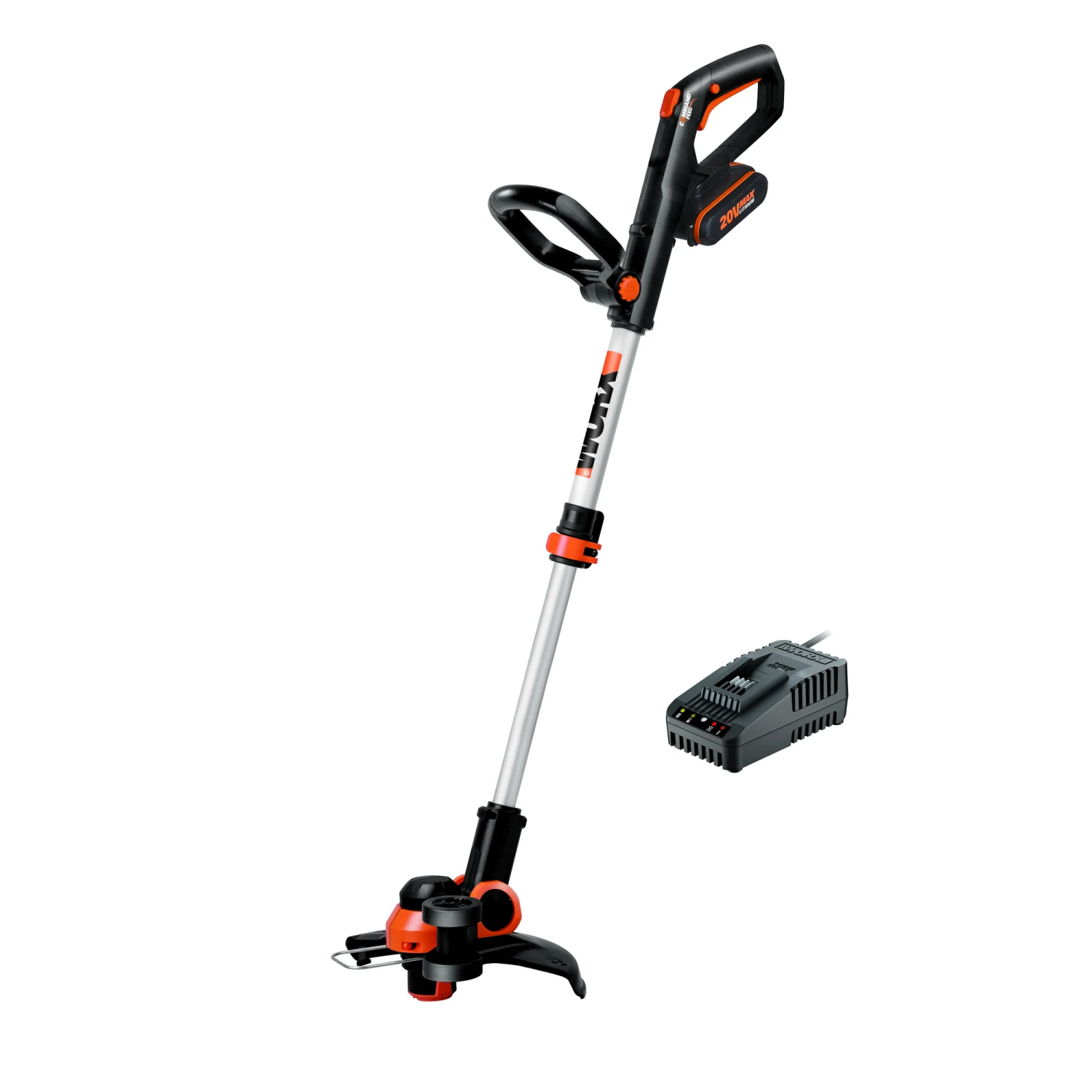 Worx Akku-Rasentrimmer 'WG163E.2' 20 V Mit Akku Und Ladegerät 1 Worx Akku-Rasentrimmer 'WG163E.2' 20 V Mit Akku Und Ladegerät