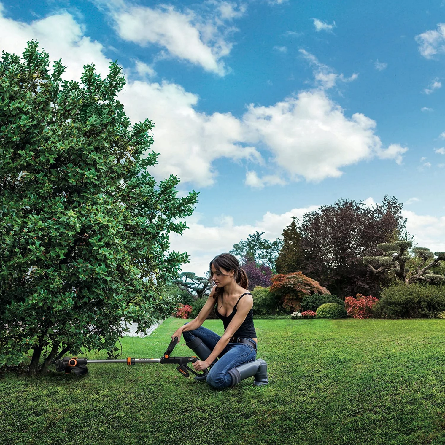 Worx Akku-Rasentrimmer 'WG163E.2' 20 V Mit Akku Und Ladegerät 2 Worx Akku-Rasentrimmer 'WG163E.2' 20 V Mit Akku Und Ladegerät – Bild 2