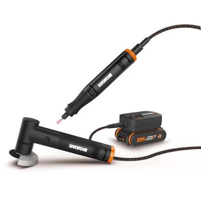 Worx MakerX Doppel-Set WX990M Multifunktionstool, Winkelschleifer, Akku & HubX 1 Worx MakerX Doppel-Set WX990M Multifunktionstool, Winkelschleifer, Akku & HubX