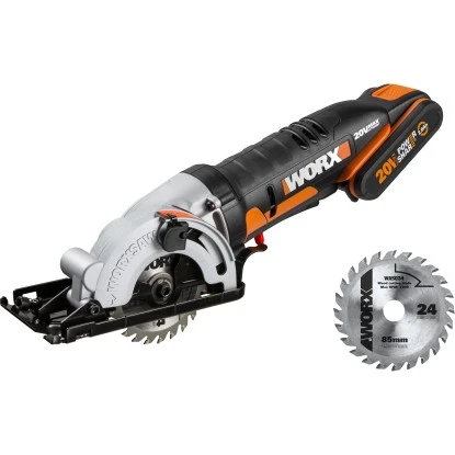 Worx Kompakt-Handkreissäge Worxsaw WX527 20 V 1 Worx Kompakt-Handkreissäge Worxsaw WX527 20 V