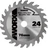 Worx TCT Sägeblatt 24 Zähne WA5030