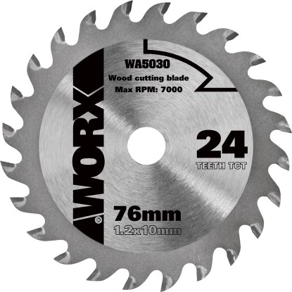 Worx TCT Sägeblatt 24 Zähne WA5030 1 Worx TCT Sägeblatt 24 Zähne WA5030