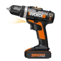 Worx 20 V Akku-Bohrschrauber WX166.4 Inkl. 2 Ah Akku